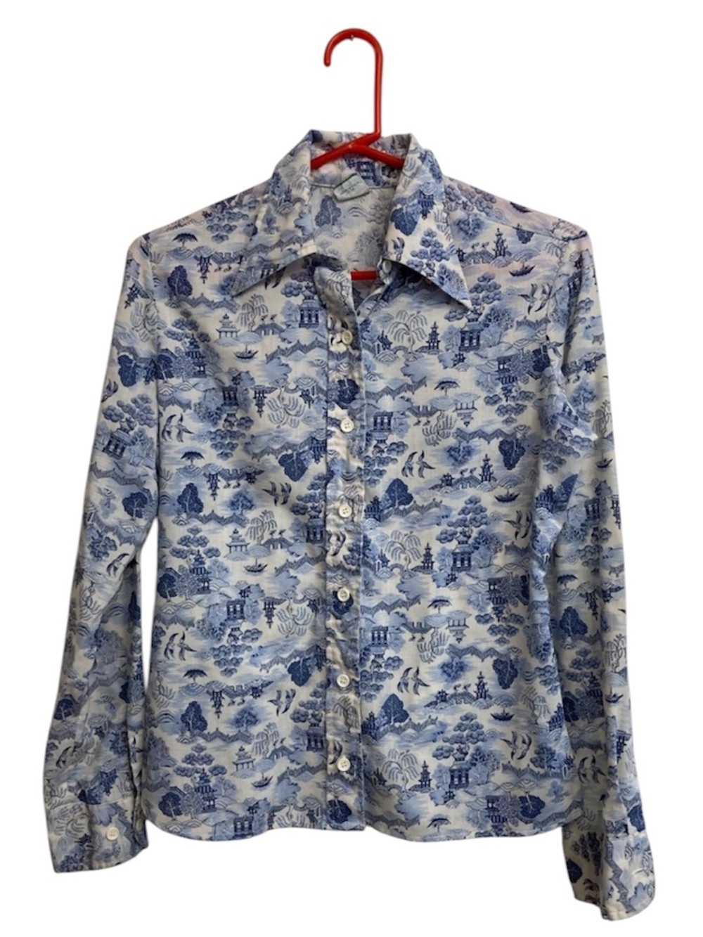 3/$20 Vintage 70’s Wrangler Button Up Shirt Unisex 13 Western Rodeo Summer